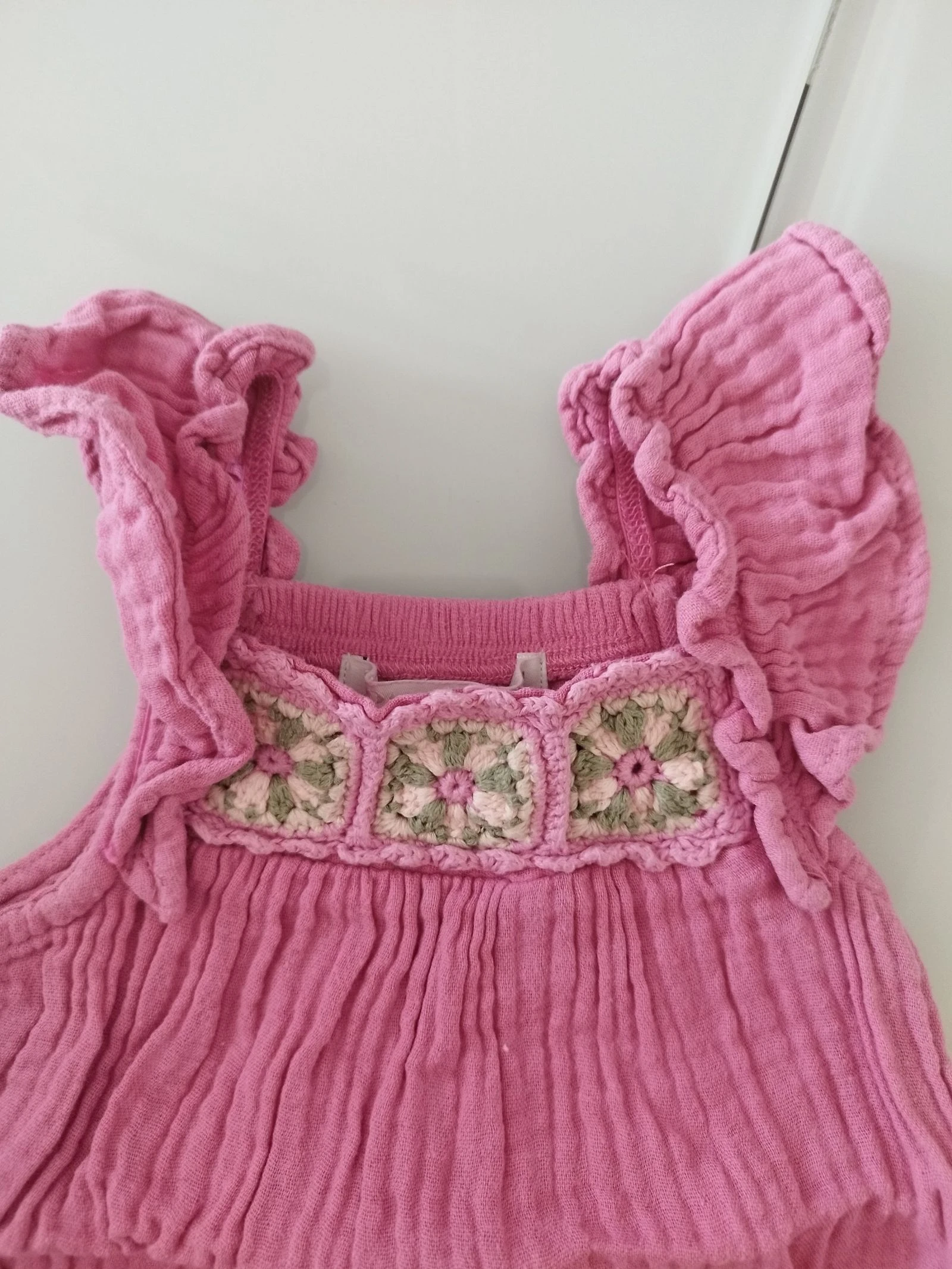 Pink baby frog with flowers 3-6 months zara – photo 2